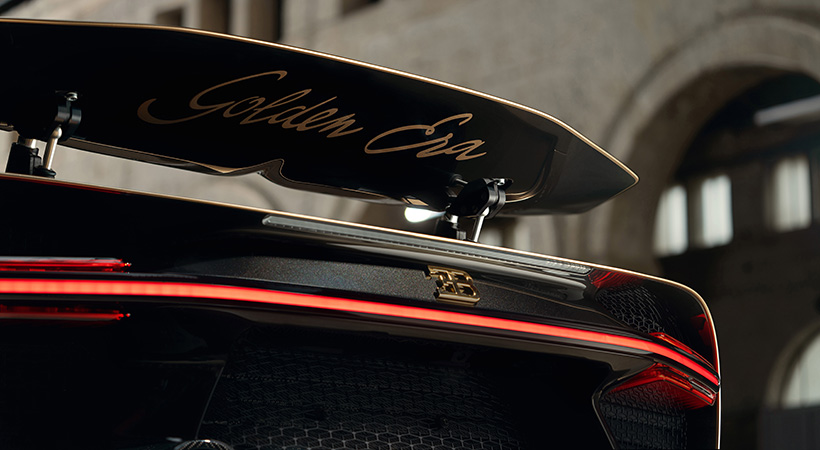Detalles únicos en este one-off. Foto: Bugatti