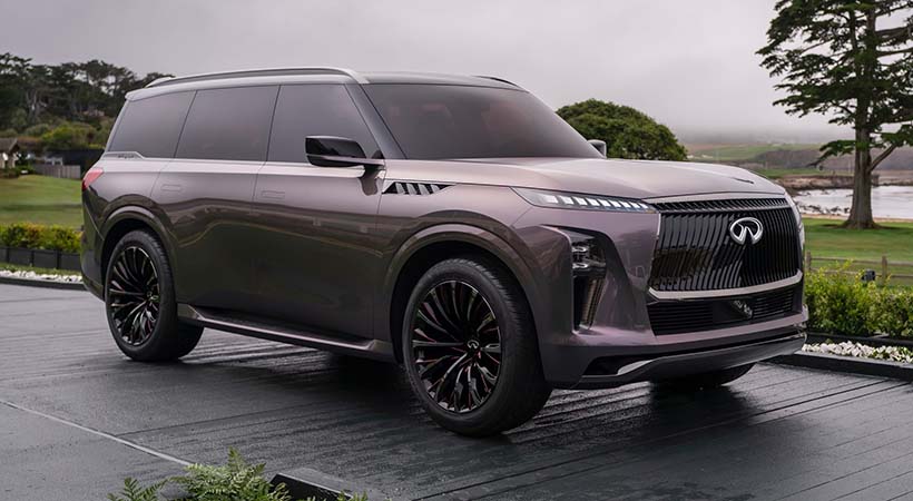 Infiniti QX Monograph cuenta con una pintura inspirada en los atardeceres. Foto: Infiniti