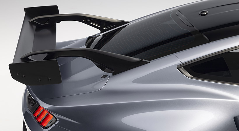 El alerón trasero activo. Foto: Ford