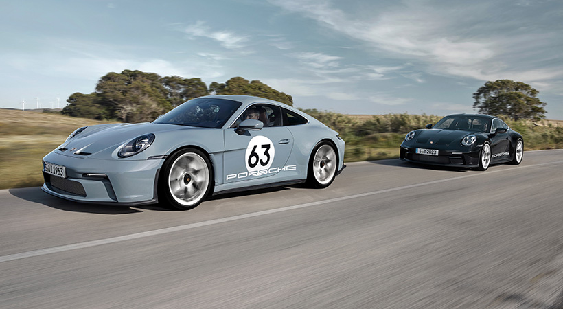 Se estima que las entregas del nuevo Porsche 911 S/T comenzarán a principios del 2024. Foto: Porsche