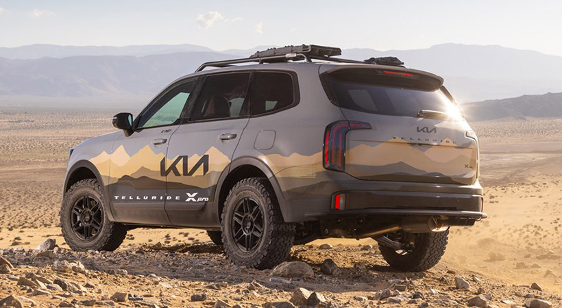 El KIA Telluride recibió una actualización para el año modelo 2023, recibiendo, entre otras cosas, un diseño más cuadrado. fOTO: kia