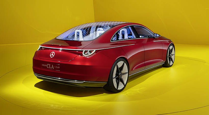 El modelo presentado en Múnich cuenta con un enorme techo panorámico. Foto: Mercedes-Benz 