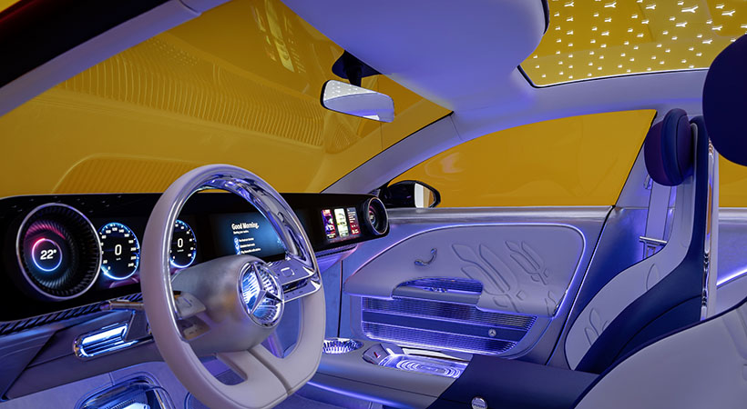 l interior mantiene el lujo característico de la marca. Foto: Mercedes-Benz 