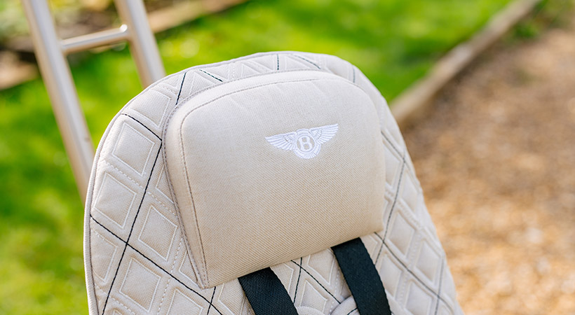 El asiento cuenta con un patrón acolchado hecho a mano en forma de diamante. Foto: Bentley