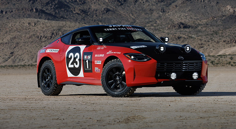 Nissan Safari Rally Z Tribute debuta en el SEMA Show 2023. Foto: Nissan
