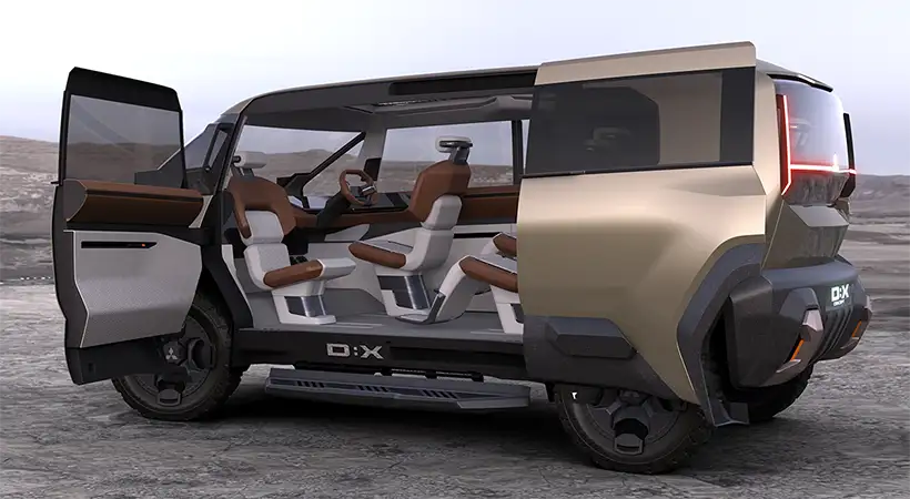 Cuenta con asientos modulares en el interior. Foto: Mitsubishi