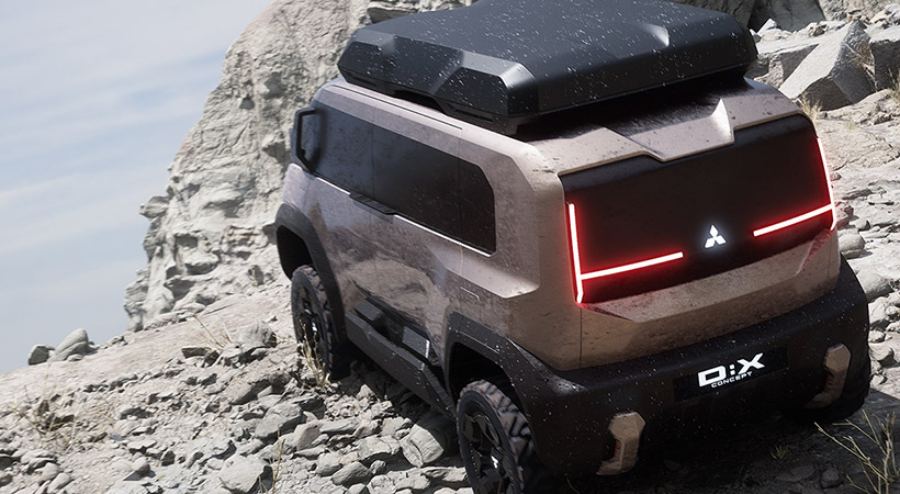 Este concepto tiene las medidas de un SUV y está pensado para la aventura. Foto: Mitsubishi