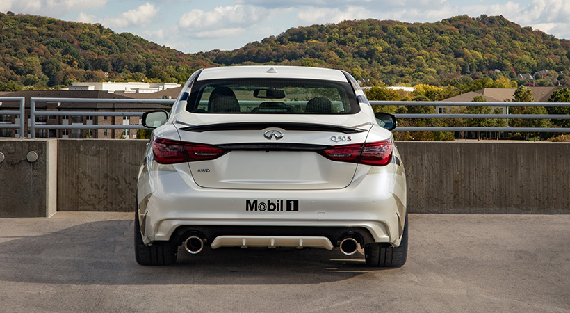 se ha instalado un escape cat-back, cuyo sonido fue ajustado. Foto: Infiniti