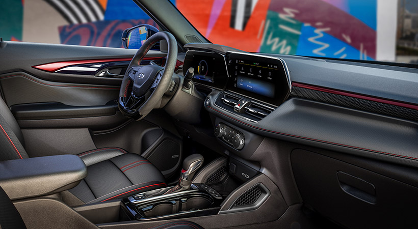 El sistema de infotenimiento cuenta con una gran pantalla y es fácil de usar. Foto: Chevrolet