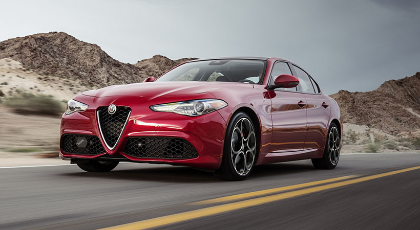 El Giulia 2023 se ofrece en cuatro acabados: Sprint, t1, Lusso, Veloce y Estrema. Foto:  Alfa Romeo