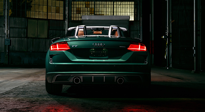 Entre los detalles que hacen especial a esta edición tenemos su pintura específica verde “Audi Exclusive Goodwood”. Foto: Audi