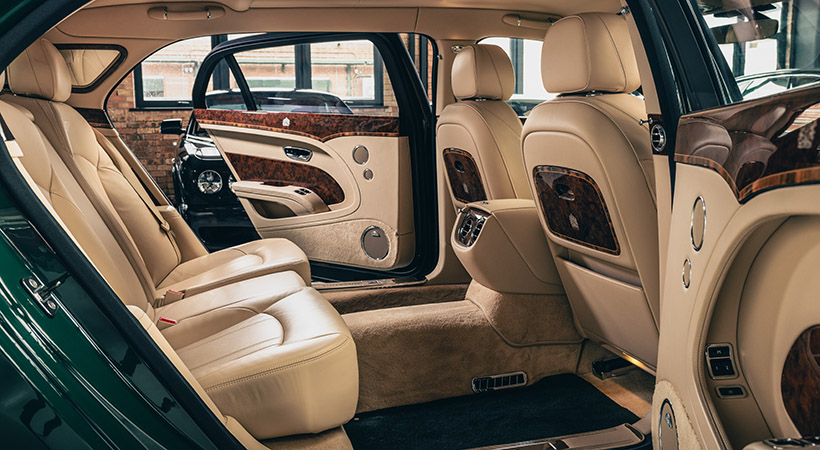 El interior está completamente personalizado, Foto: Bentley