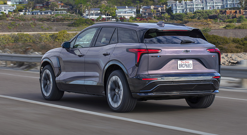 Chevrolet Blazer EV 2024 ofrece un manejo fluido, que, literal, se desliza sobre el pavimento. Foto: Chevrolet 