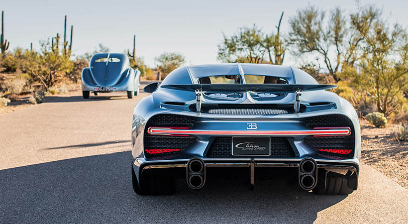 Bugatti Chiron Super Sport 57 conserva el mismo motor W16 de 8.0 litros con cuatro turbocompresores. Foto: Bugatti