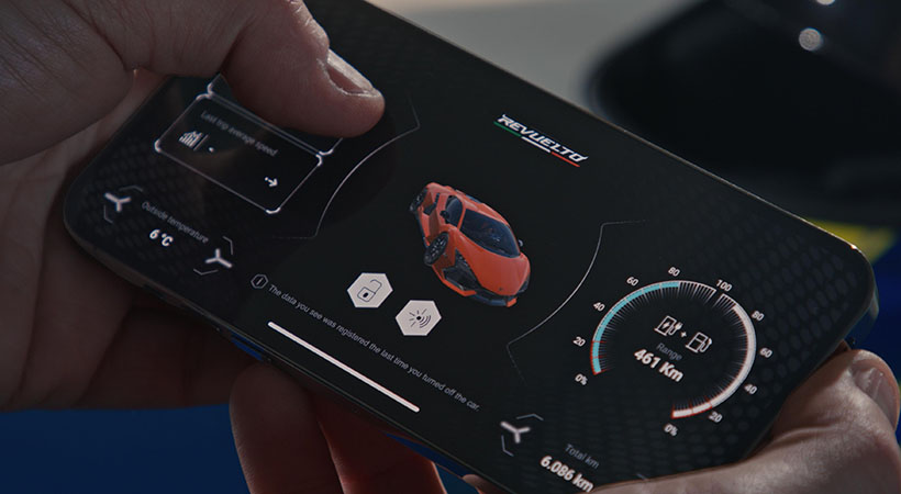 El Sistema de Datos Biométricos captura ciertos datos del conductor. Foto: Lamborghini