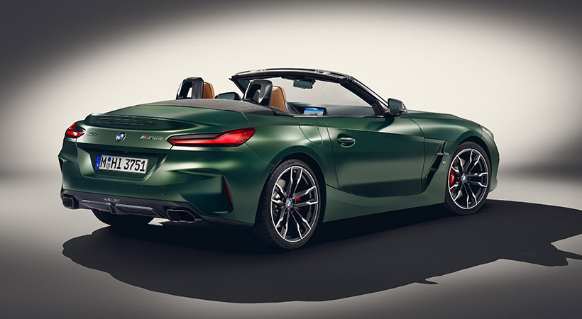 La identificación del Z4 con transmisión manual se ve realzada con algunos ajustes estéticos. Foto: BMW