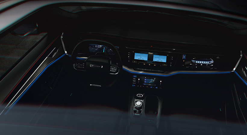 Si eres fanático de las pantallas digitales y los controles táctiles, este vehículo tiene muchas características que te encantarán.. Foto: Jeep