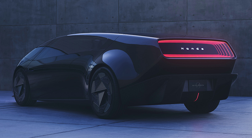 Parte posterior del Honda Saloon. Foto: Honda