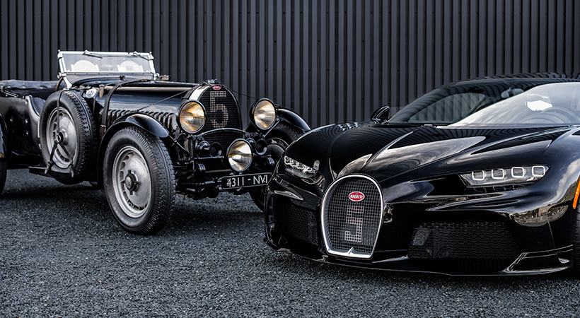 Esta variante Super Sport se inspira en el Tipo 50S, un automóvil de carreras con el que la marca francesa hizo su debut en Le Mans, en 1931. Foto: Bugatti
