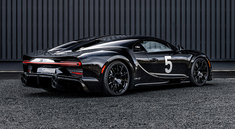 El Bugatti Chiron Super Sport Hommage T50S mantiene muchos de los detalles del modelo en el cual se inspira. Foto: Bugatti