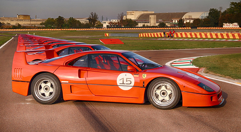 El año pasado, En ese evento, 39 equipos recorrieron un itinerario desde Forte dei Marmi, pasando por los Alpes Apuanos . Foto: Ferrari
