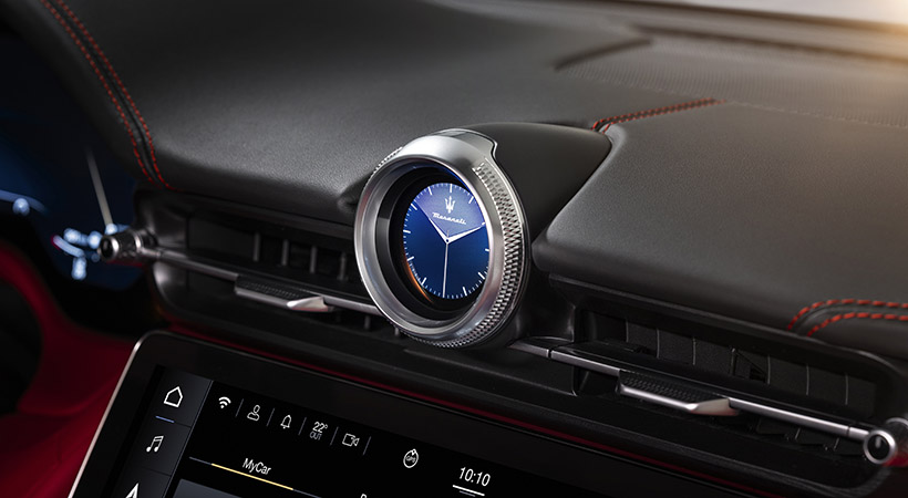 Detalles de lujo. Foto: Maserati