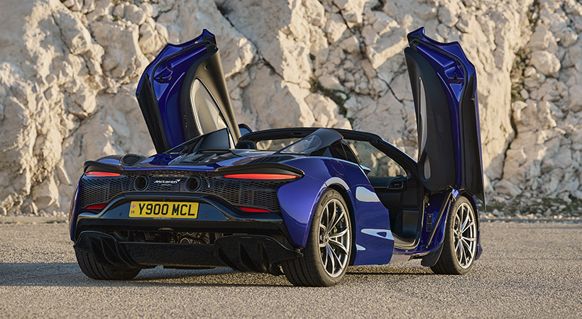 El Artura Spider puede acelerar hasta las 60 mph en solo 3.0 segundos. Foto: McLaren 