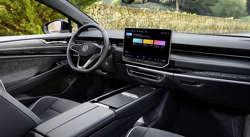 El diseño tanto interior como exterior es, en esencia, similar al del ID.7. Foto: Volkswagen