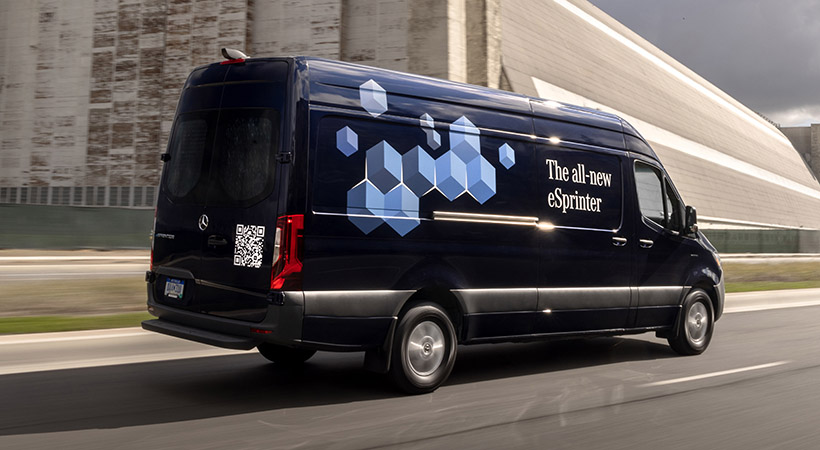 La sorpresa más grande fue el manejo en carretera de la eSprinter. Foto: Mercedes-Benz