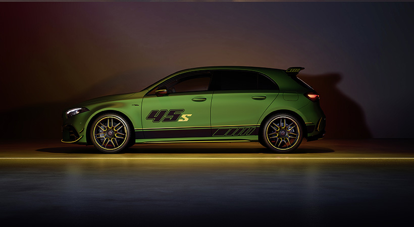 Una de las novedades más llamativas es la disponibilidad de la pintura verde magno infierno (green hell magno) con acabado mate. Foto:  Mercedes-AMG 