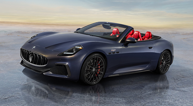 el GranCabrio comparte muchas similitudes con la versión Trofeo coupé. Foto: Maserati