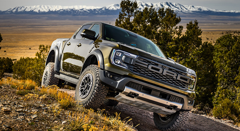 Ranger Raptor toma su energía del mismo motor V6 twin-turbo de 3.0 litros que impulsa el Bronco Raptor. Foto: Ford