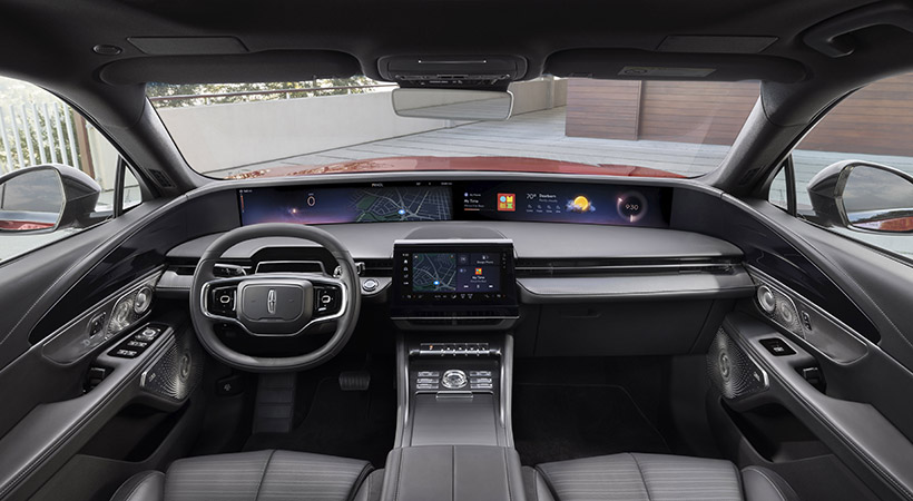 Lo primero que destaca en este m odelo es la enorme pantalla panorámica de 48 pulgadas. Foto: Lincoln 