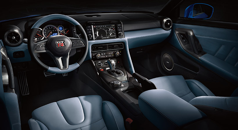 Interior del Nissan GT-R T-SPec Skyline. Foto: Nissan