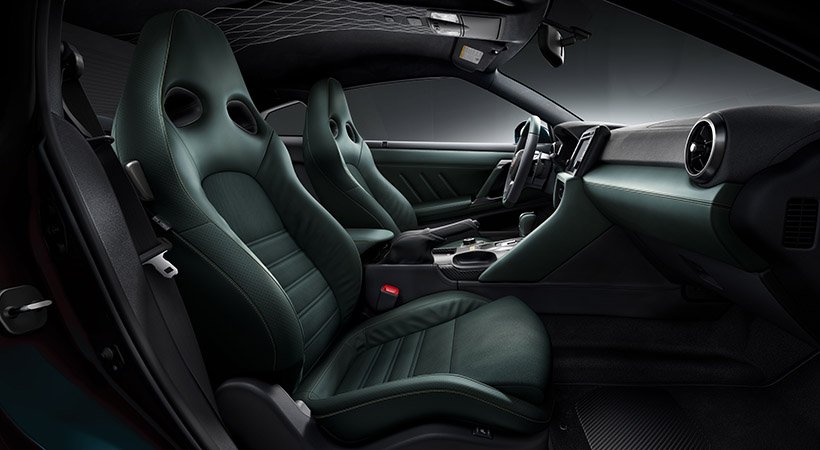 Interior del GT-R Takumi Edition. Foto: Nissan