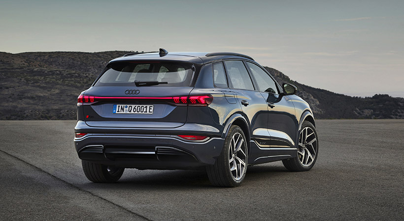 En cuanto a la autonomía, Audi proporciona una estimación de la EPA de 300 millas para el Q6 E-Tron estándar. Foto: Audi