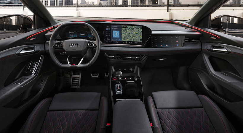 Intrior del SQ6. Foto: Audi