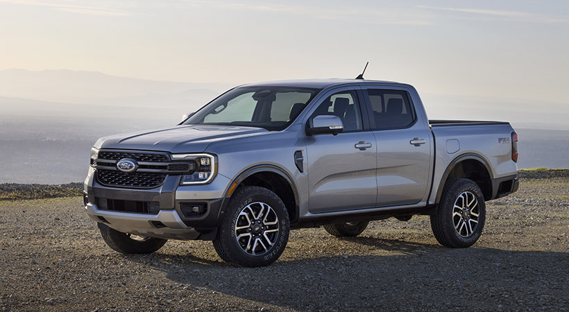 La nueva Ford Ranger 2024 da un golpe de autoridad en la mesa. Foto: Ford 