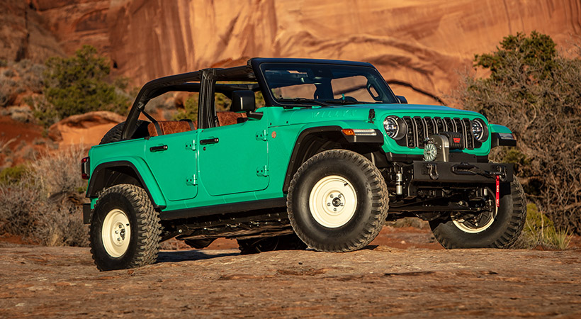 El Willys Dispatcher toma como base el Wrangler 4xe. Foto: Jeep