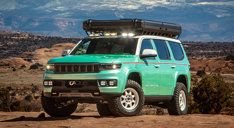 Para proteger las partes bajas del chasis, se han instalado placas delanteras y traseras. Foto: Jeep