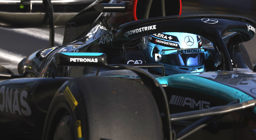 George Russell durante el Gran Premio de Australia 2024. Foto: Mercedes/LAT Images