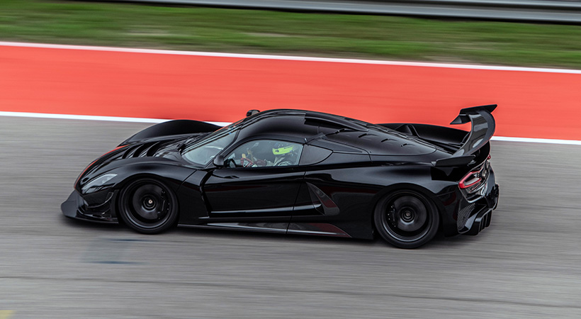 El hiperauto texano fue equipado con neumáticos Michelin Pilot Sport Cup 2 R homologados para pista. Foto: Hennessey