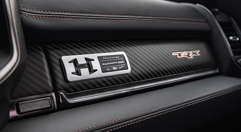 Cada ejemplar contará con su placa identificadora. Foto: Hennessey