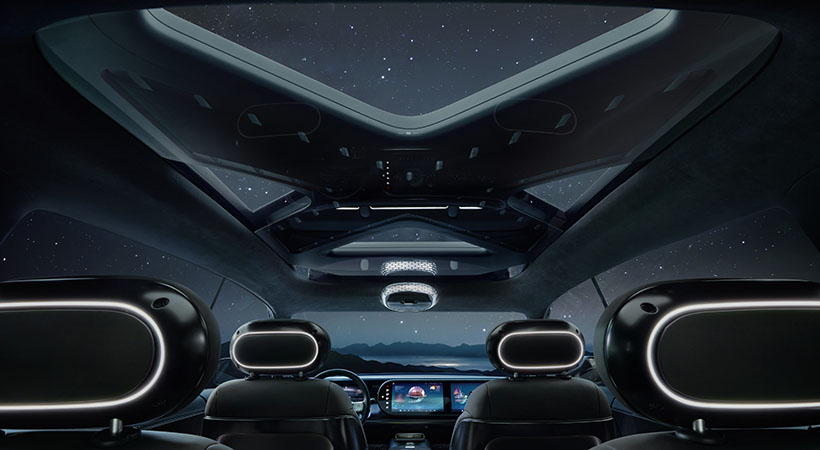 El Smart #5 incluirá un techo de cristal en forma de X. Foto: smart