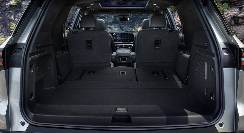 El Chevrolet Traverse 2024 trae una capacidad máxima de carga de 98 pies cúbicos. Foto: Chevrolet