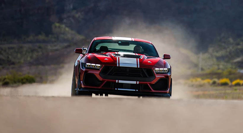 Las mejoras aplicadas por Shelby incluyen una suspensión mejorada. Foto: Shelby