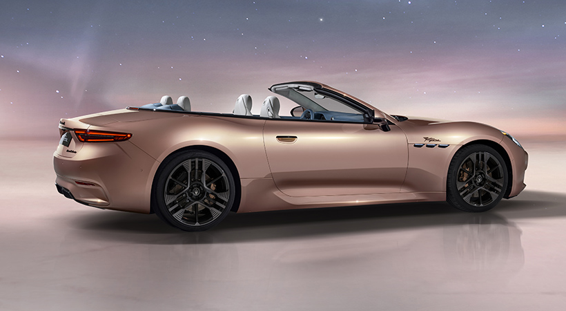 El Maserati GranCabrio Folgore suma, además, otras innovaciones en el tren motriz. Foto: Maserati