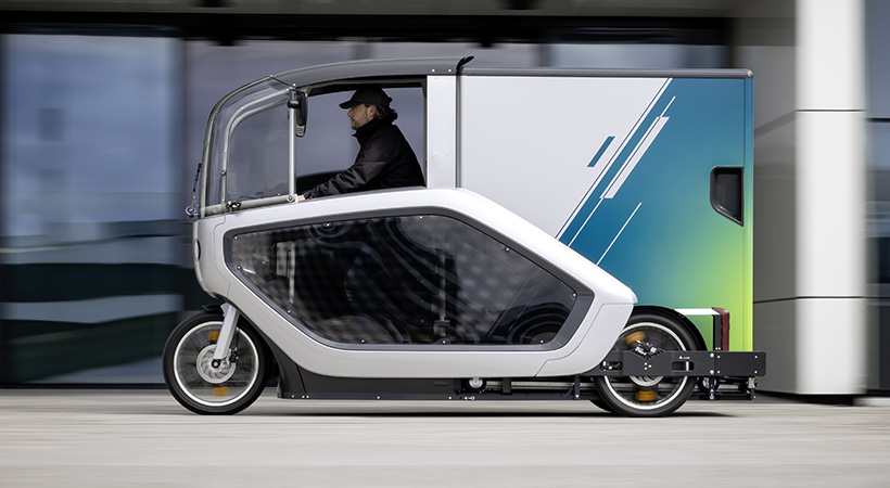 Respecto a la bicicleta eléctrica Ono, esta cuenta con un habitáculo resistente a las inclemencias del tiempo. Foto: Mercedes-Benz 