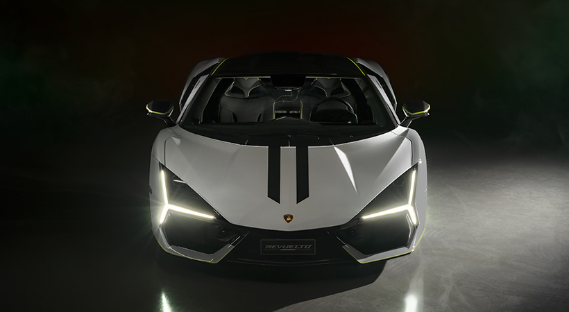 El exterior del está pintado en Grigio Hati. Foto: Lamborghini