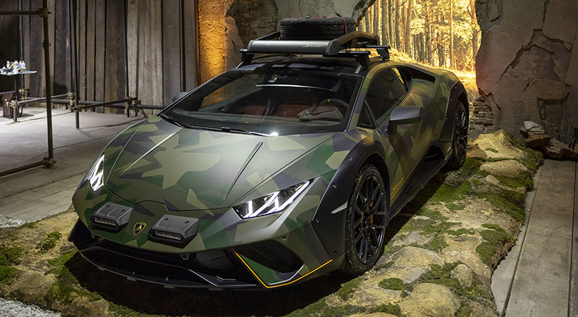 Fueron presentado en la Semana del Diseño de Milán. Foto: Lamborghini